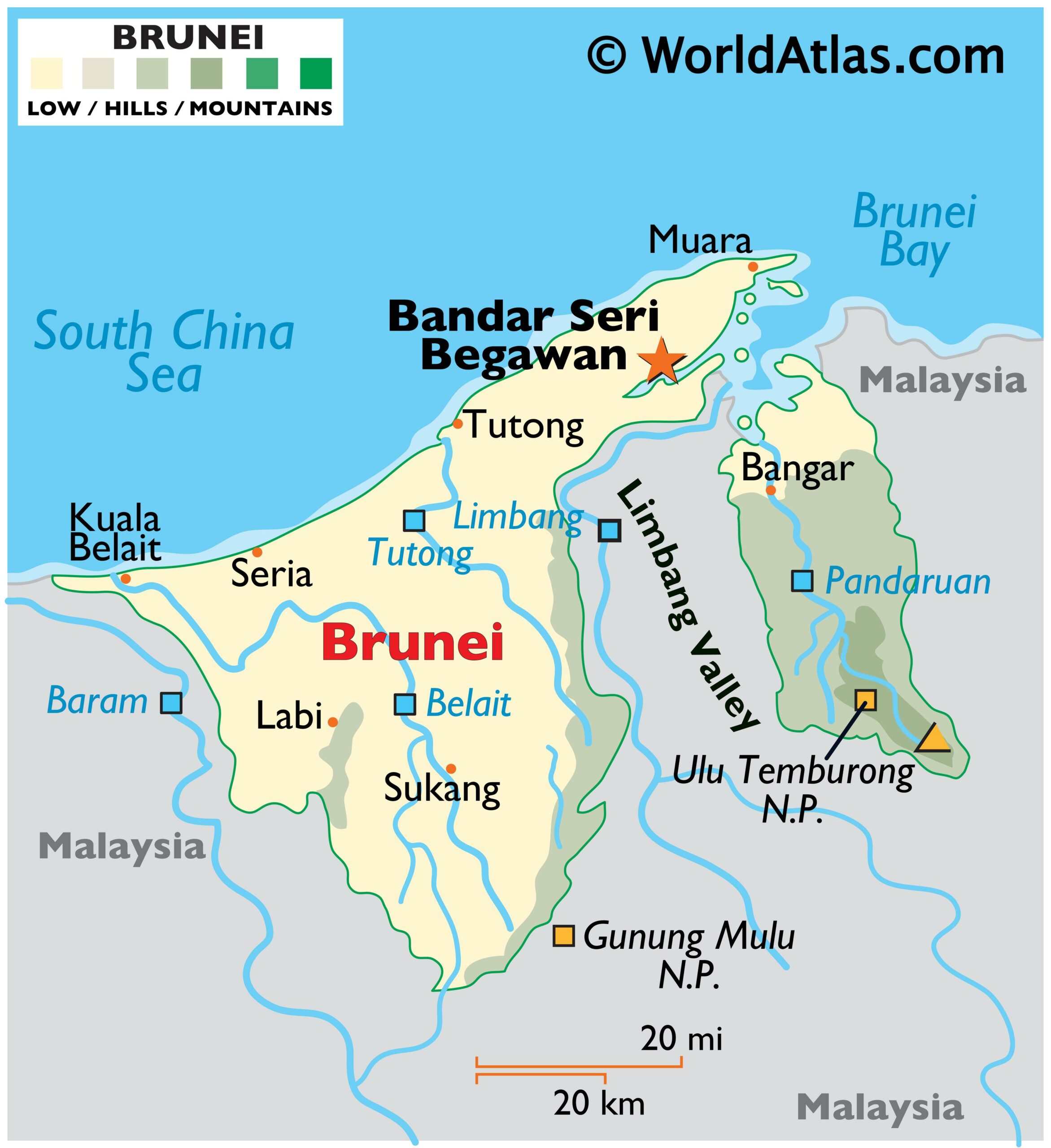 Letak Astronomi Brunei Darussalam