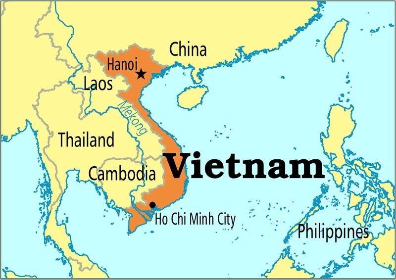 Letak Astronomi Vietnam