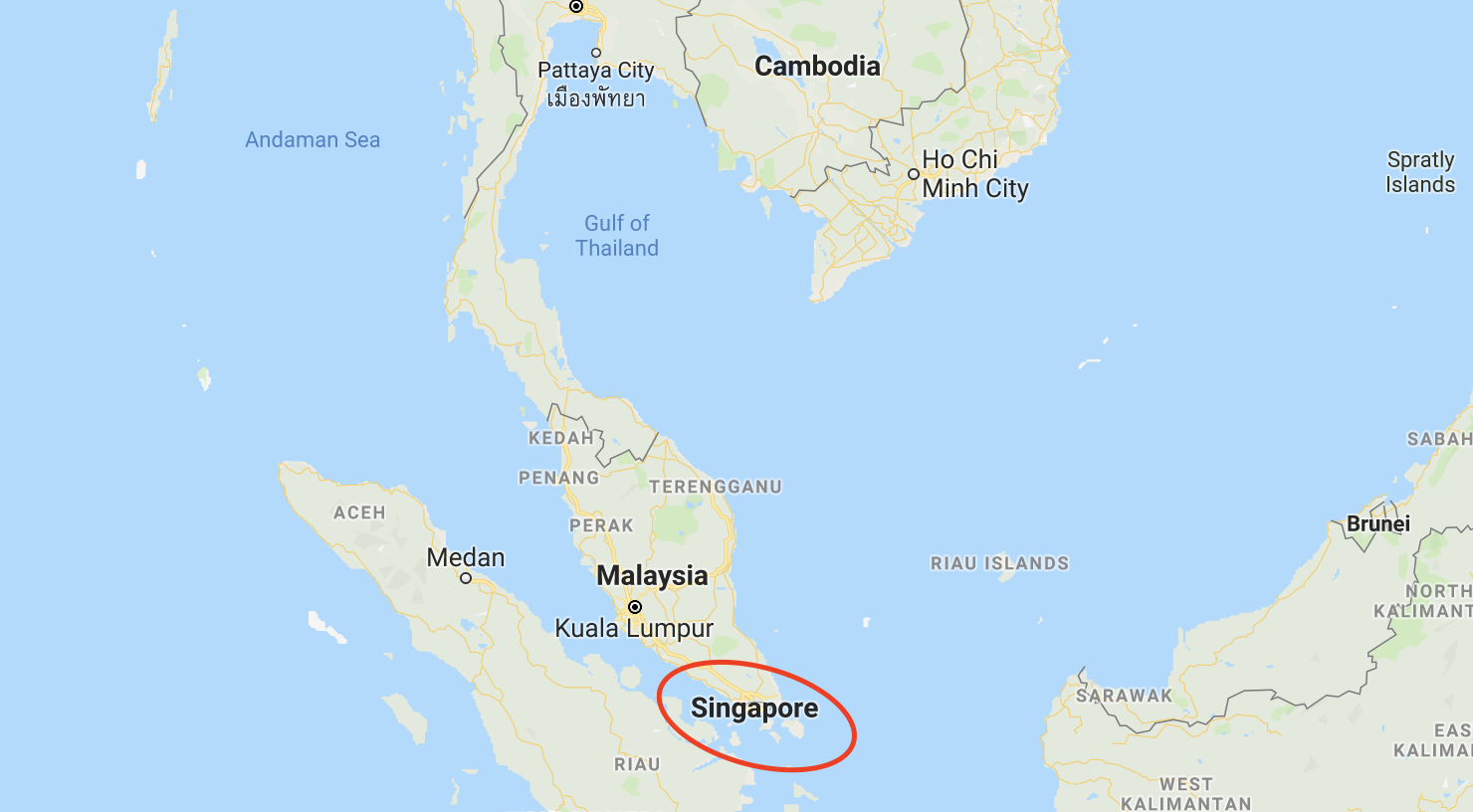 Letak Geografis Singapura